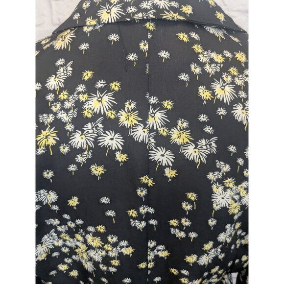 Scotch & Soda Amsterdam Unstructured Blazer Black & Daisy Print Size Sm - Picture 9 of 9